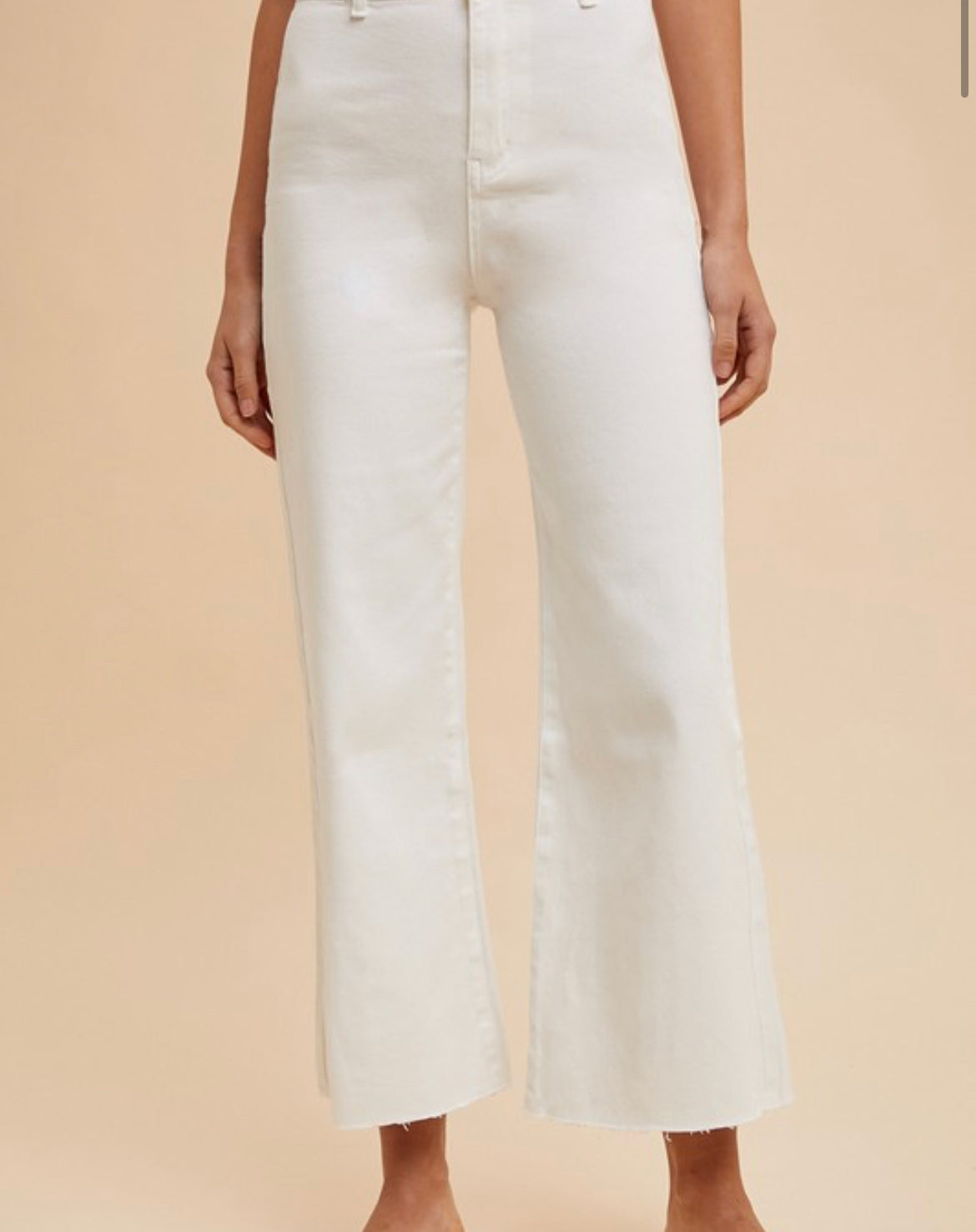 White Wide Leg Jeans