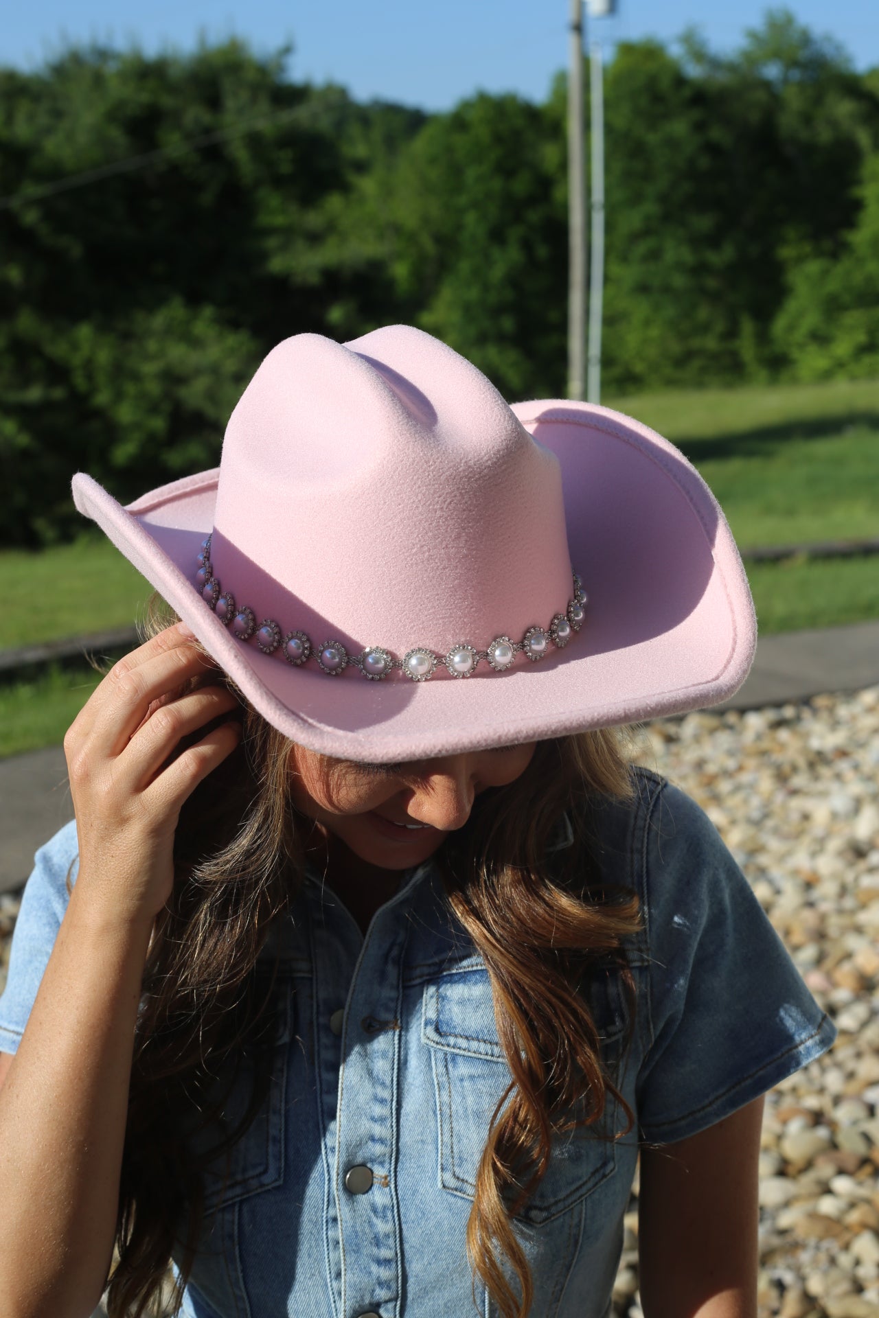 Faith Pearl Cowboy Hat