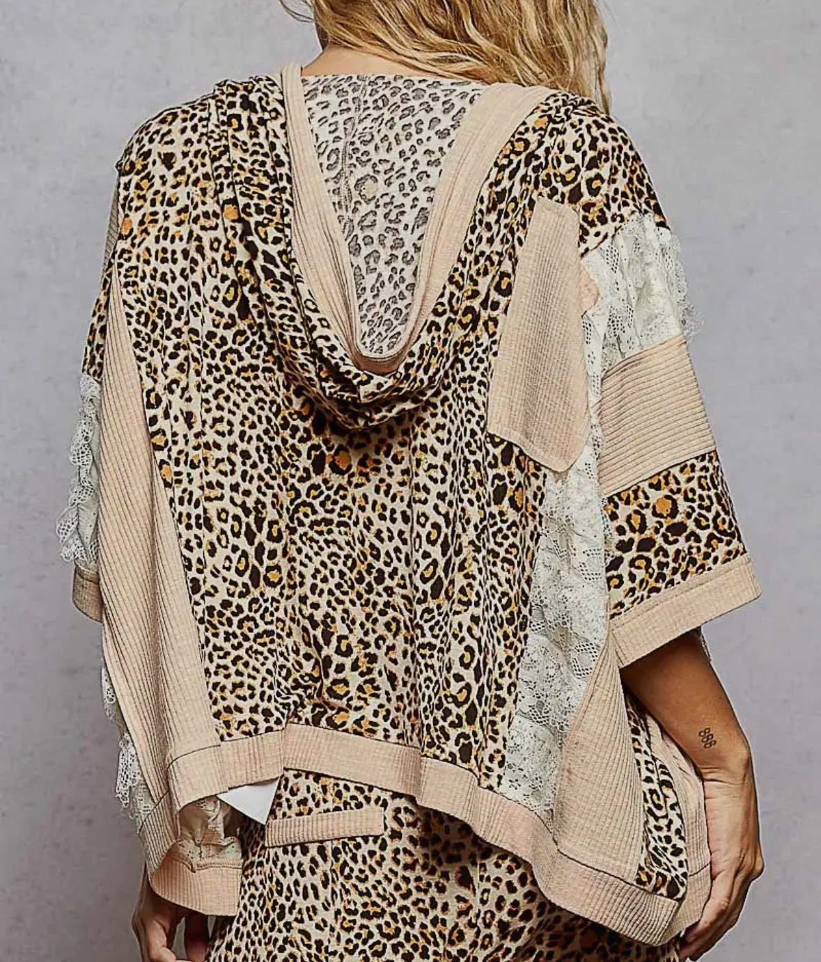 Leopard Zip Up Top