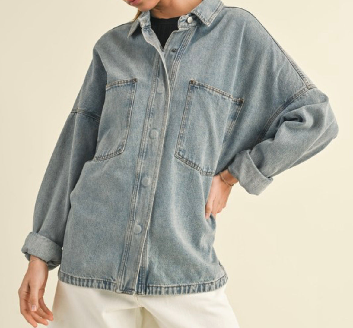 Denim Shacket