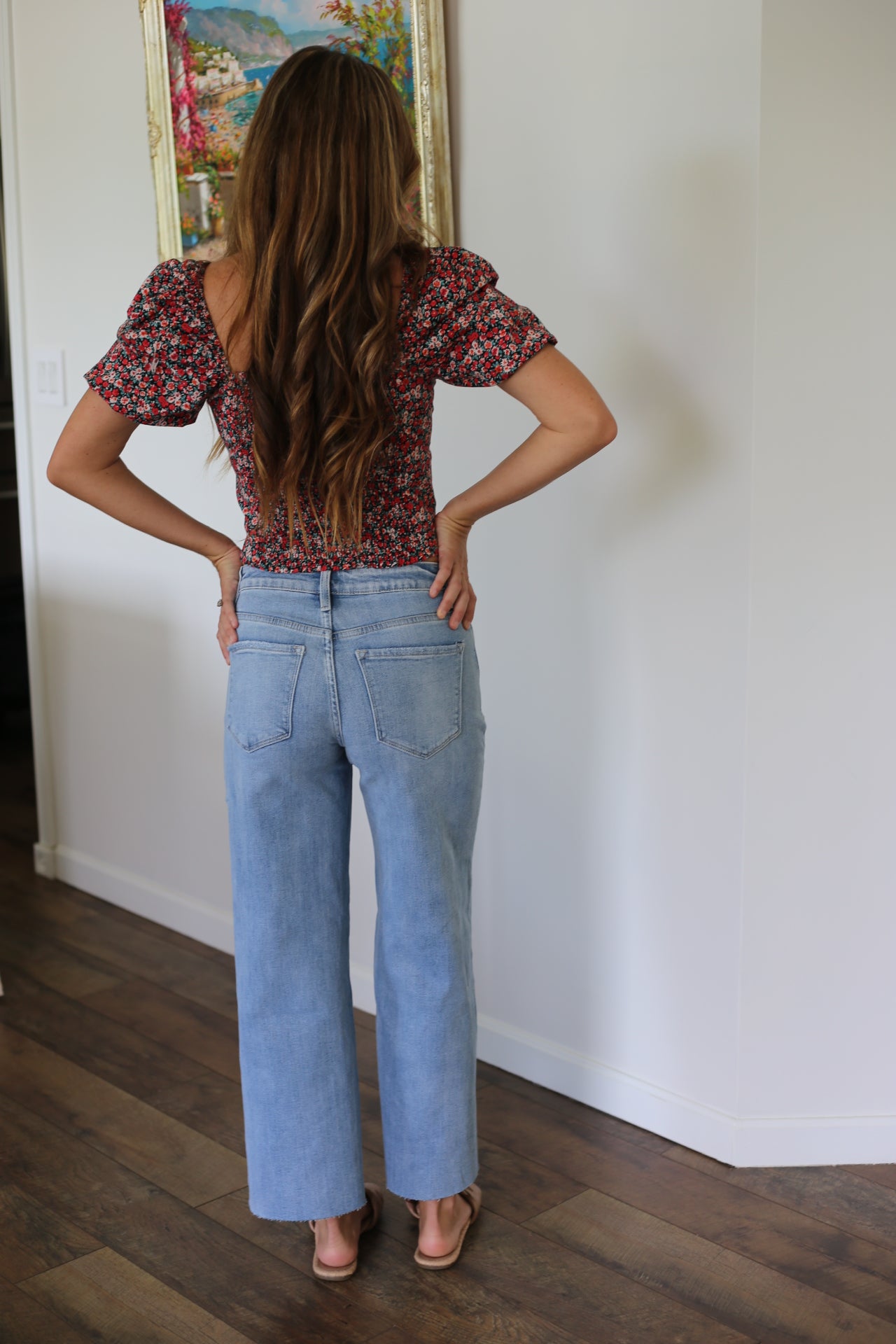 High Rise Wide Leg Jeans