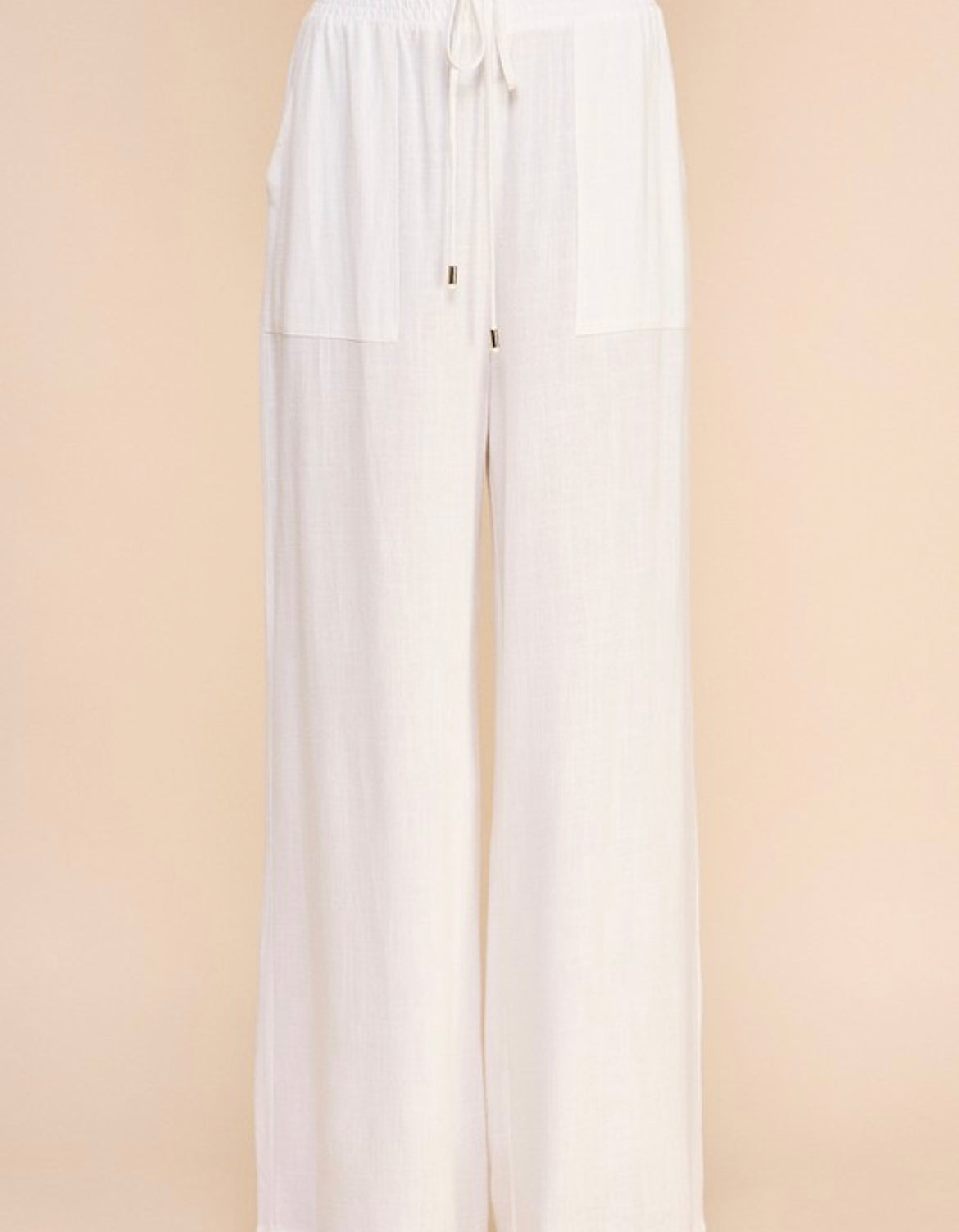 Off White Linen Pants