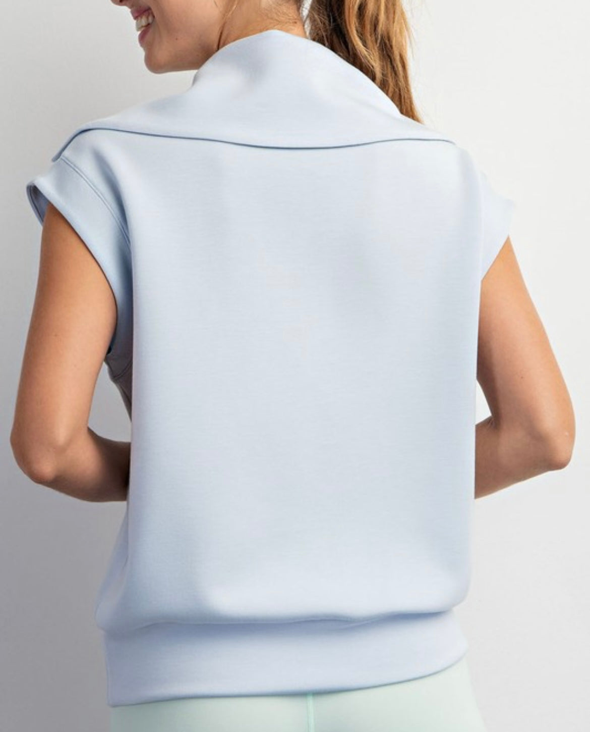 Blue Quarter Zip