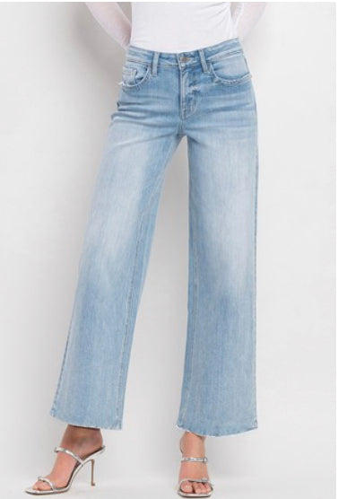 High Rise Wide Leg Jeans