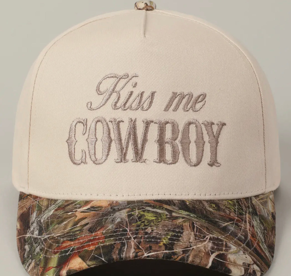 Kiss Me Cowboy Trucker Hat