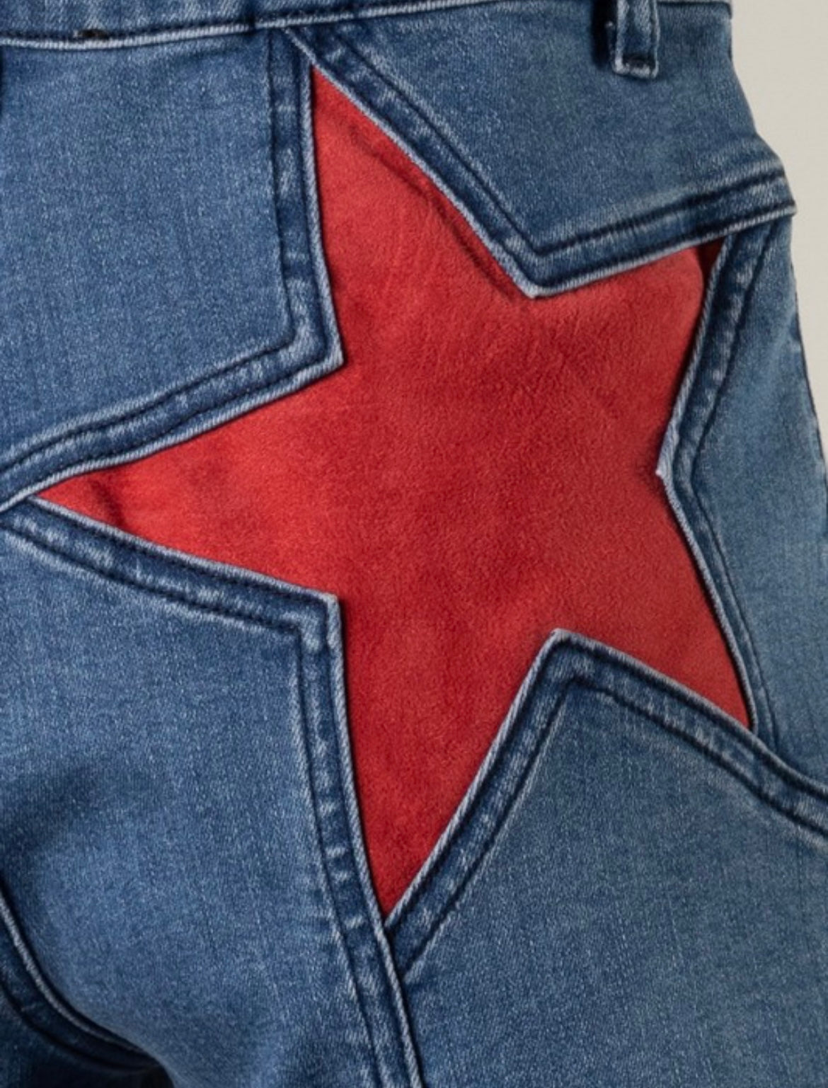 Star Denim Shorts