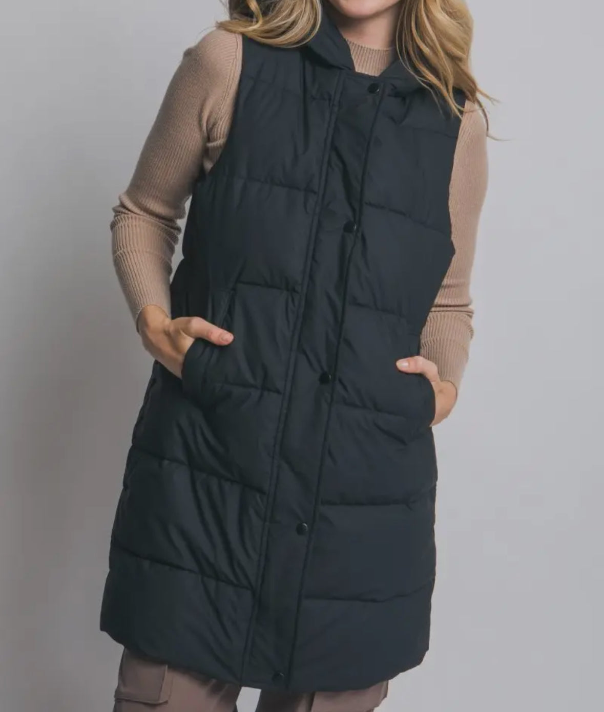 Long Puffer Vest
