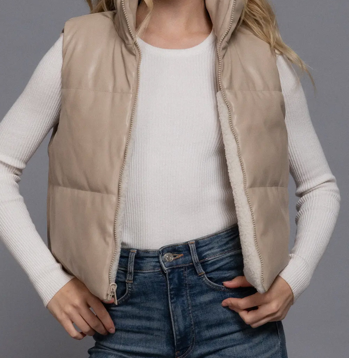 Reversible Sherpa Vest