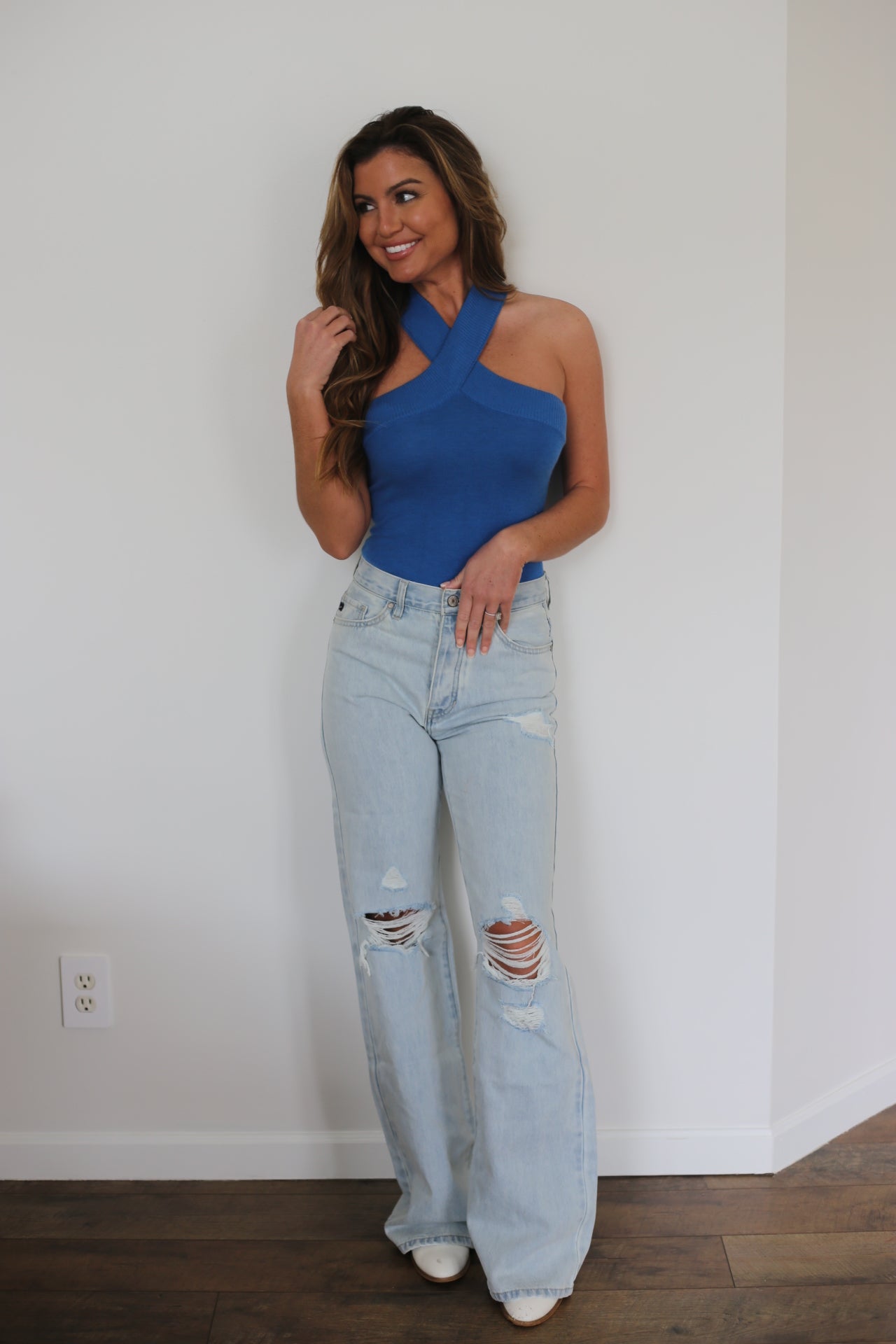 Double Trouble Blue Bodysuit