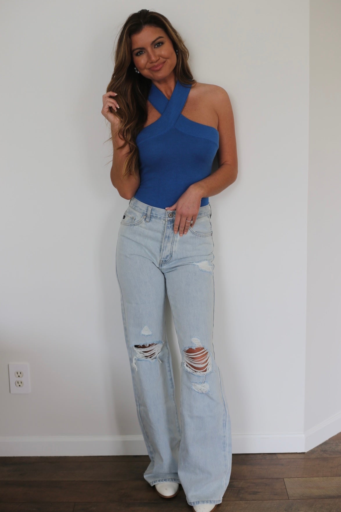Double Trouble Blue Bodysuit