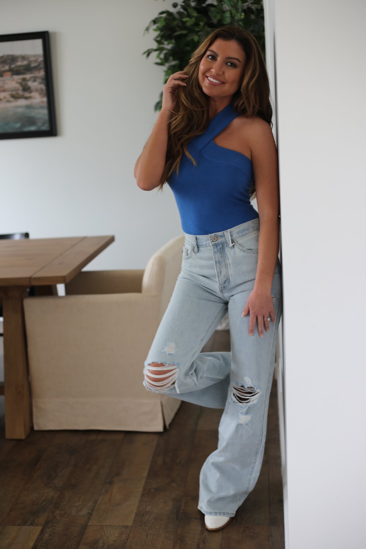 Double Trouble Blue Bodysuit