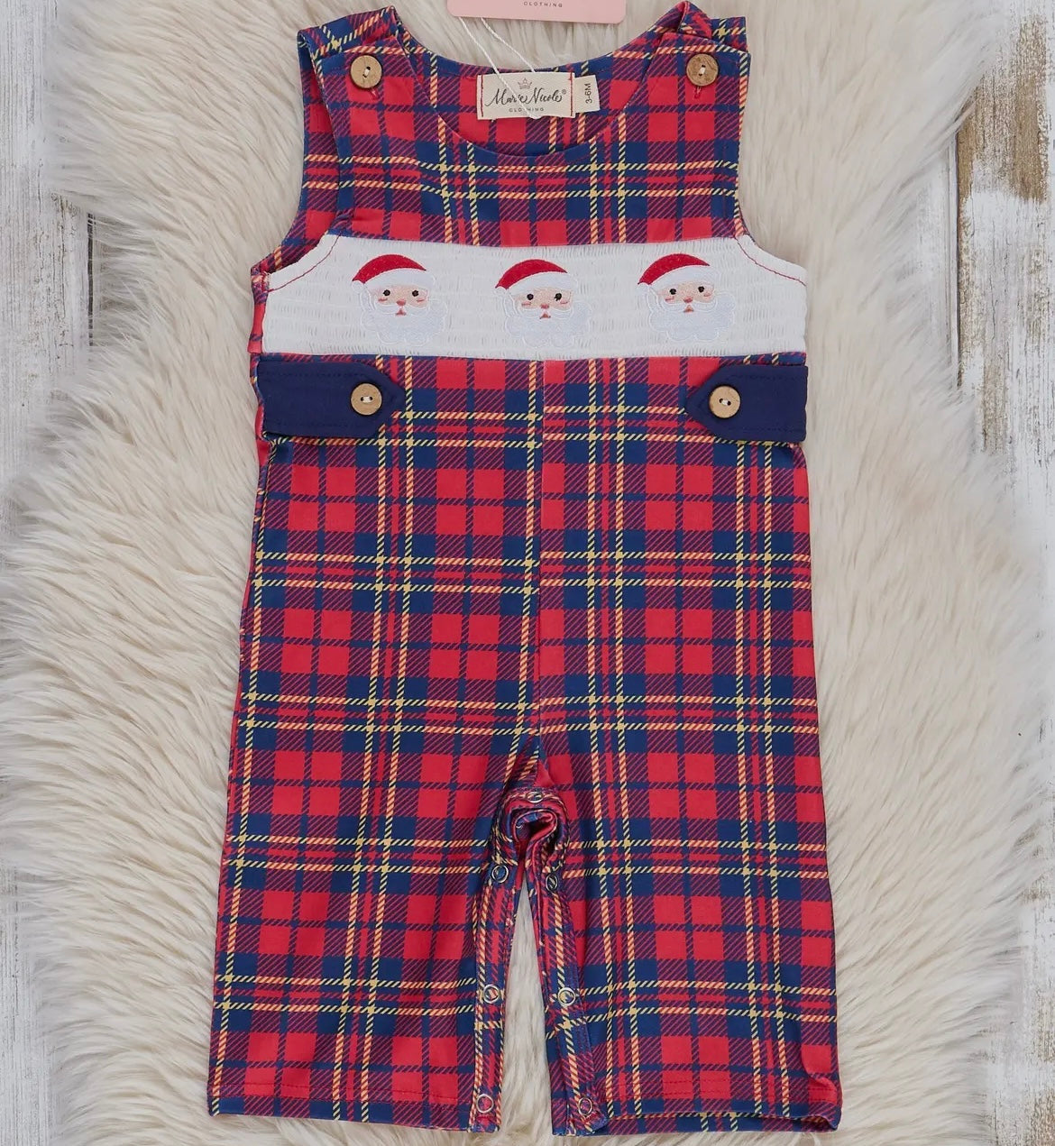 Plaid Santa Johnny-Final Sale