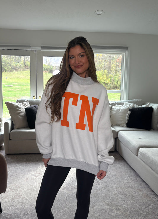 TN Reversible Mock Neck Sweatshirt