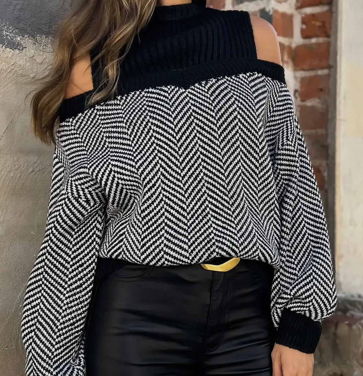 Off Shoulder Sweater