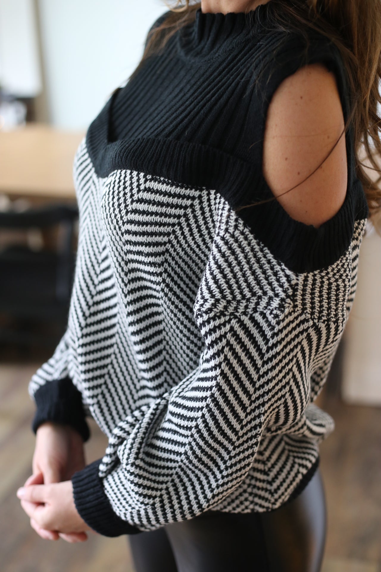 Off Shoulder Sweater