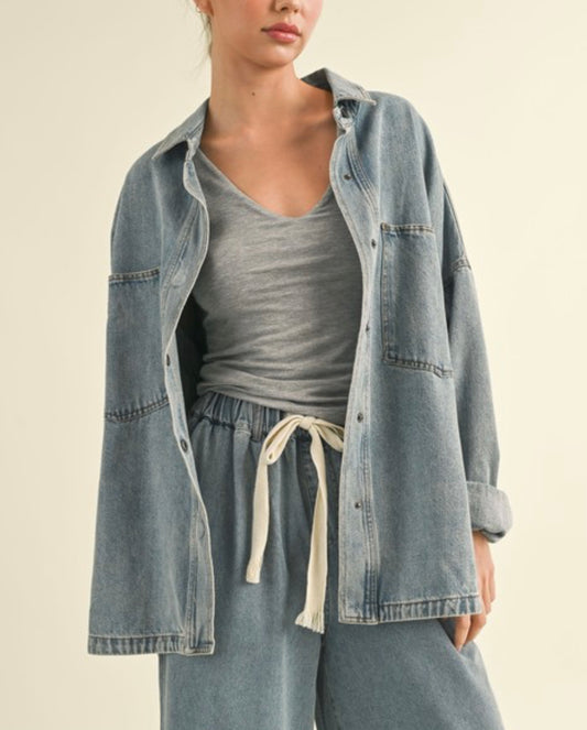 Denim Shacket