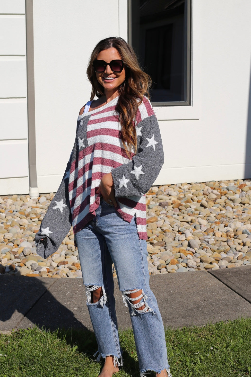 Flag Knit Sweater
