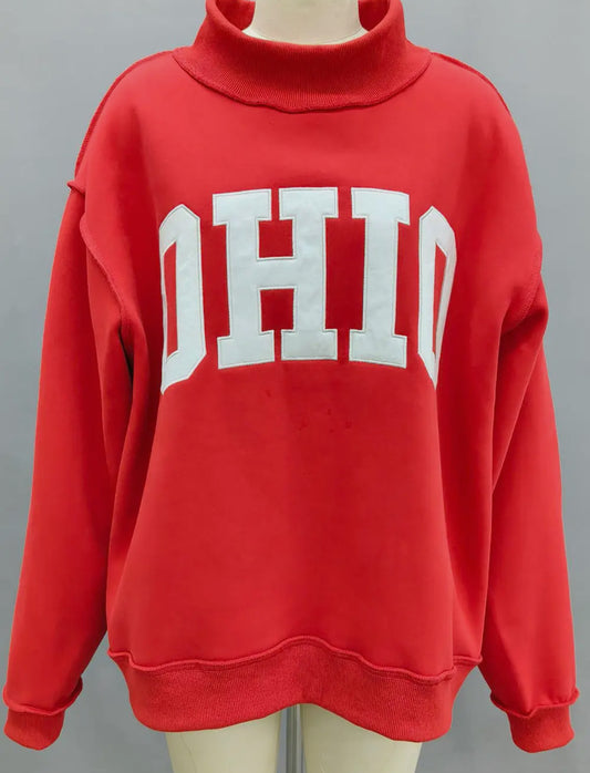 OHIO Mock Neck Sweatshirt