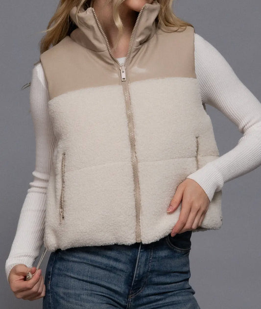 Reversible Sherpa Vest