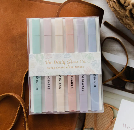Muted Pastel Bible Highlighter Set
