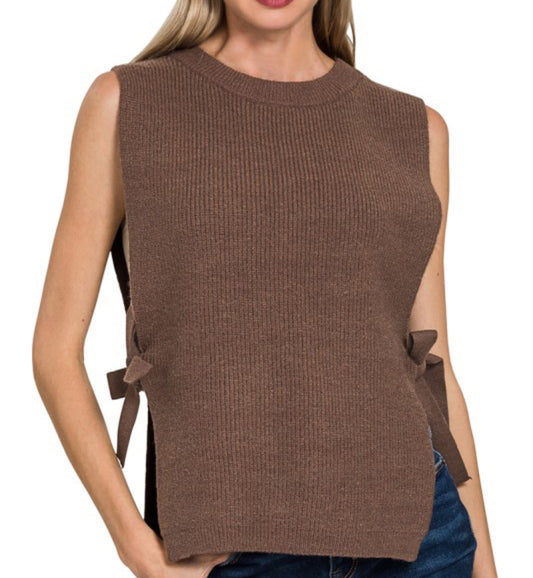 Side Tie Sweater