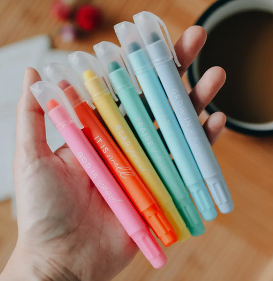 Pastel Bible Highlighter Set