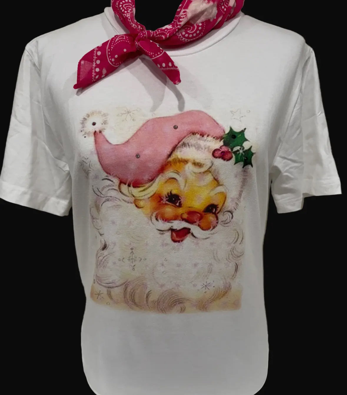 Vintage Santa Tee-FINAL SALE
