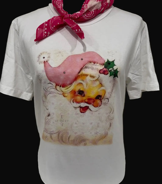 Vintage Santa Tee-FINAL SALE