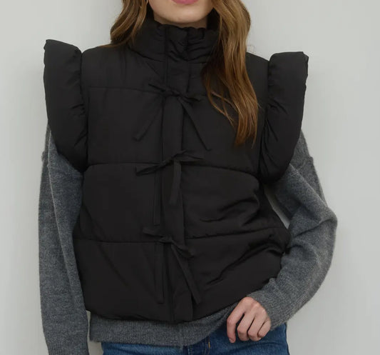 Black Puffer Vest