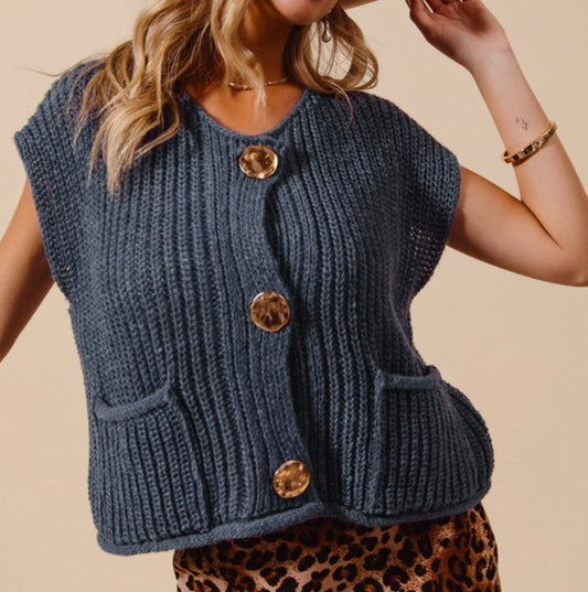 Midnight Sweater Vest