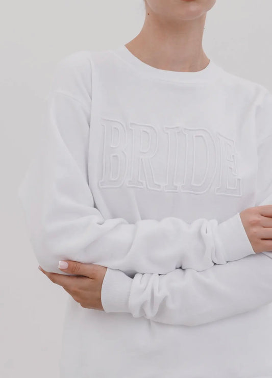 Bride Embroidered Sweatshirt*Final Sale*