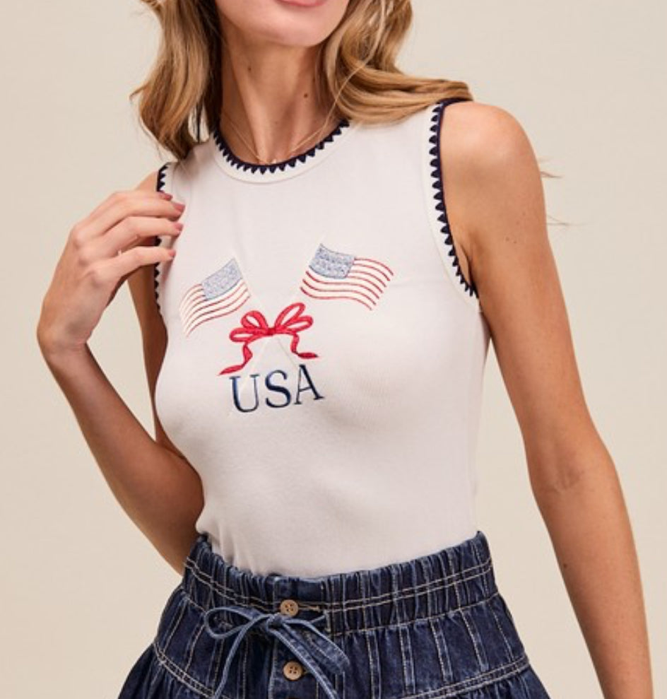 USA Flag Tank