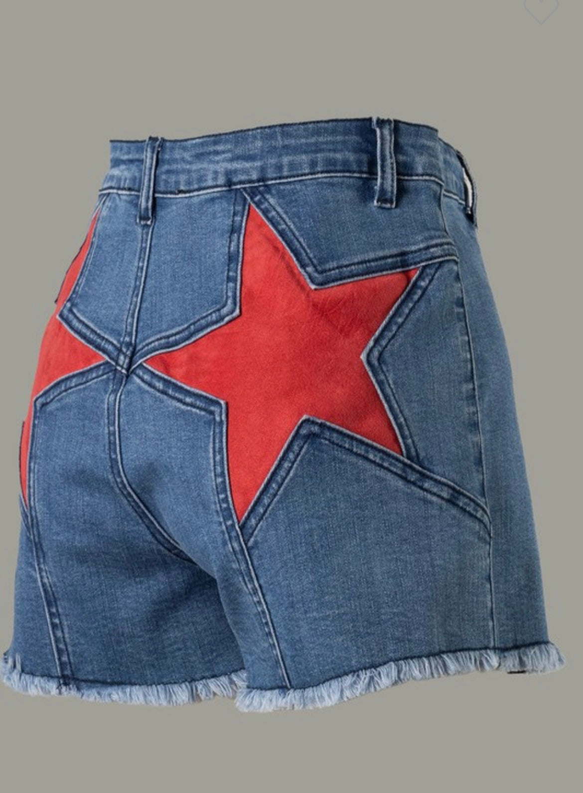 Star Denim Shorts