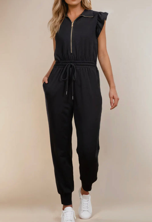 Drawstring Jumpsuit