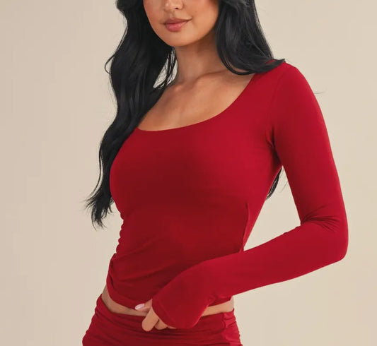 Cherry Long Sleeve Top