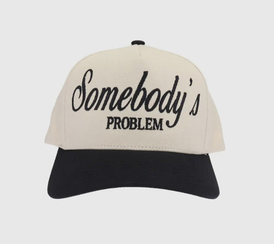 Somebody's Problem Hat-Black