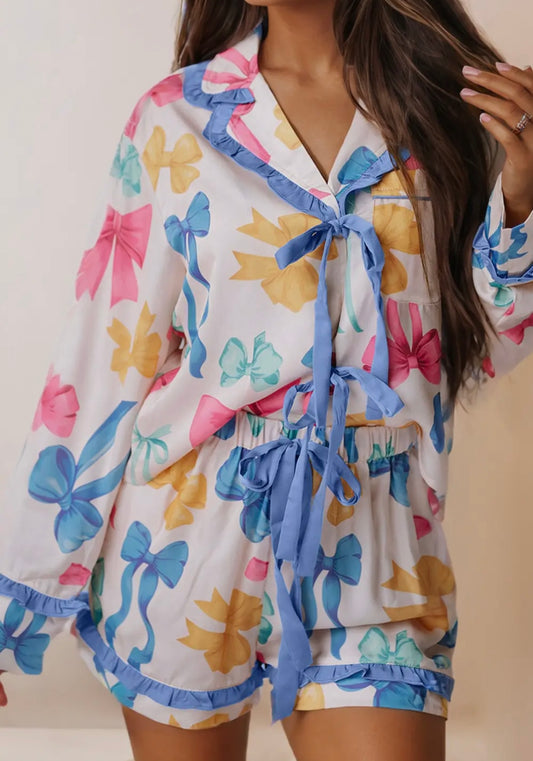 Bow Pajama Set