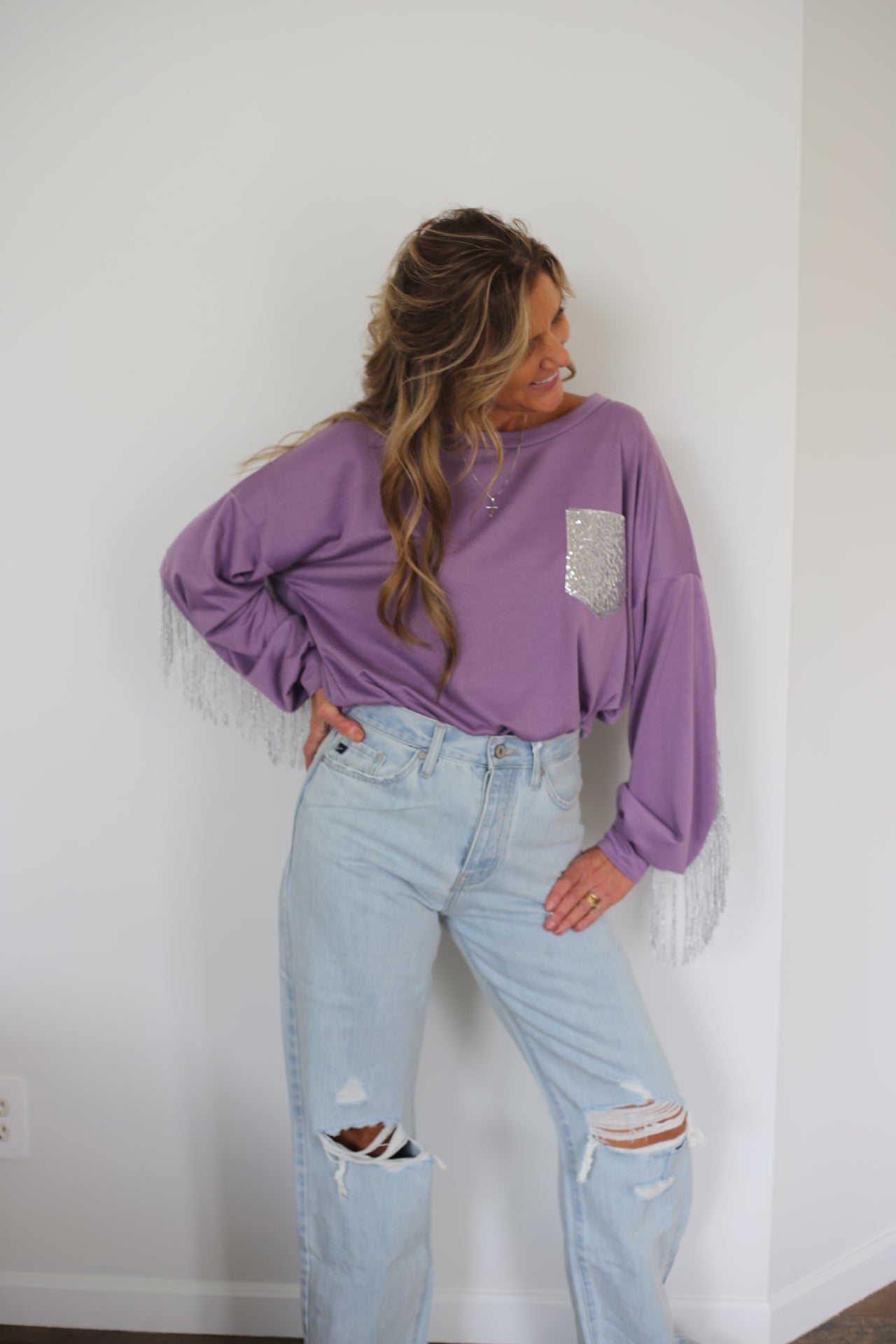 Party in the Back Long Sleeve Top